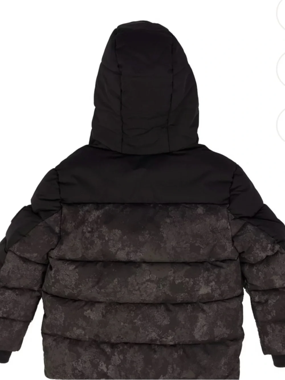 ZeroXposur Boys' Black Hooded Quilted Puffer Jacket
